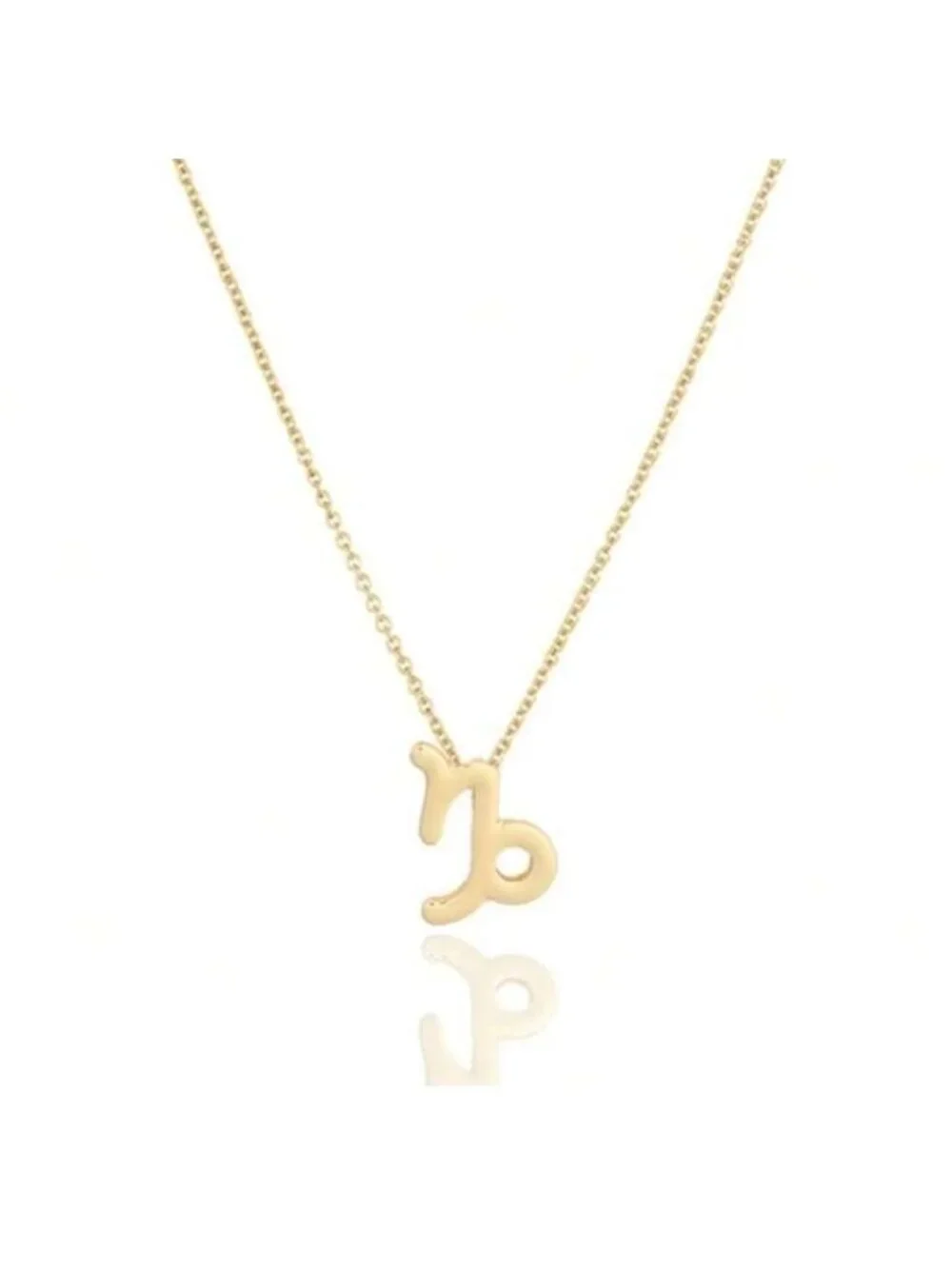 New! Capricorn Gold Zodiac Charm Pendant Necklace NWOT